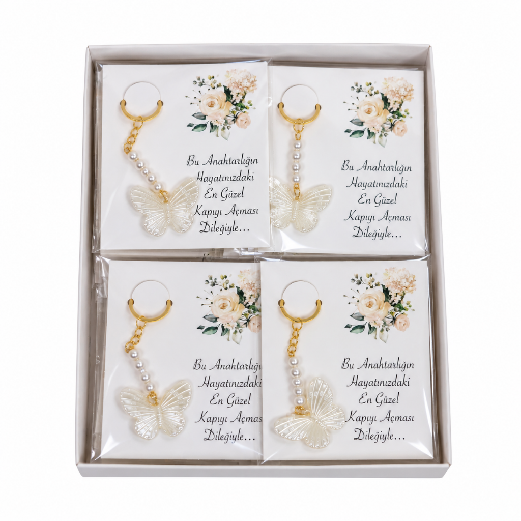 Anahtarlık Kelebek 20'li Paket