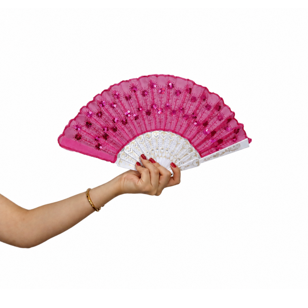 Yelpaze Nakış Çiçek Karışık 12'li Paket