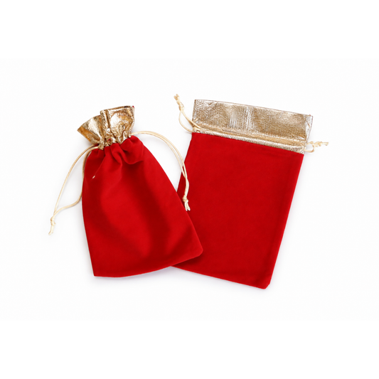 Kadife Lame Ağız Kese 15x24 cm 50'li Paket