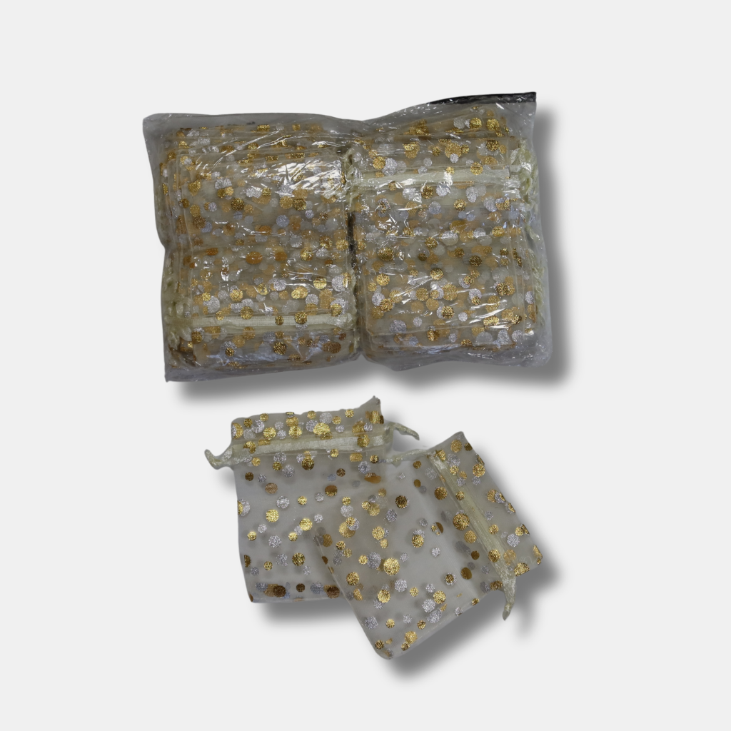 Tül Kese Puantiyeli 7x9 cm 100'lü Paket