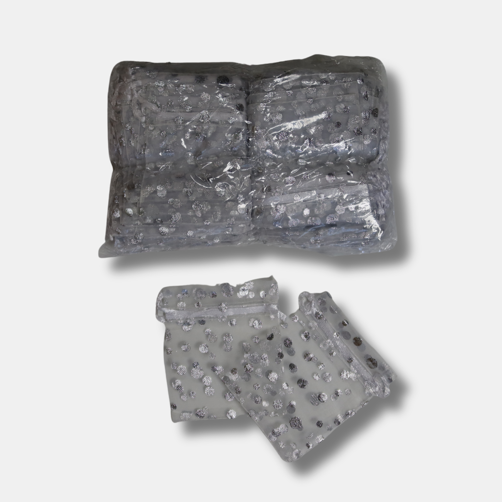 Tül Kese Puantiyeli 7x9 cm 100'lü Paket