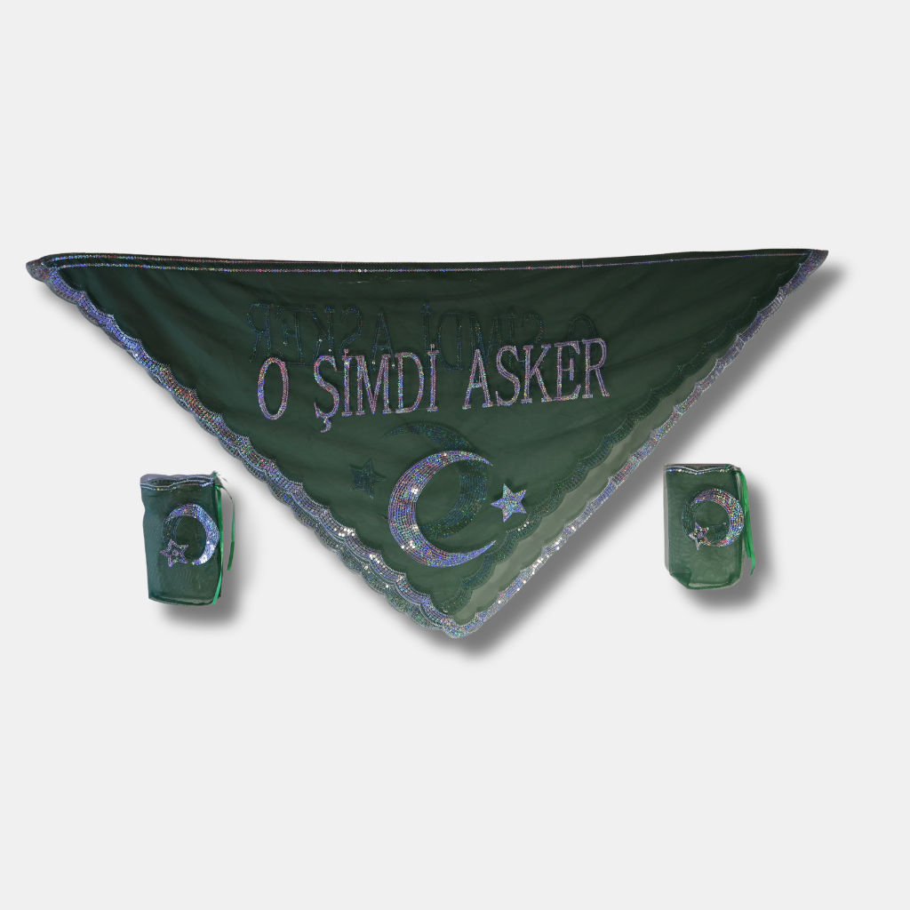 Kına Örtüsü Asker Yeşil
