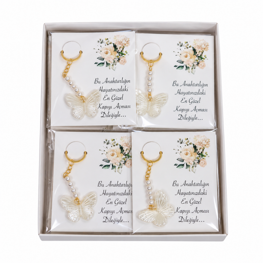 Anahtarlık Kelebek 20'li Paket