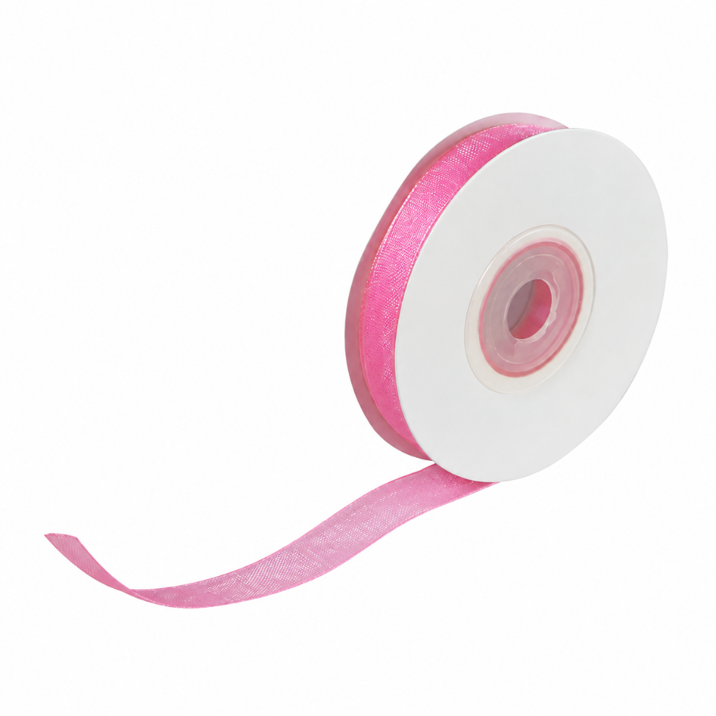 Organze Kurdele 1 cm 25 Yard 10'lu Paket Renkleri