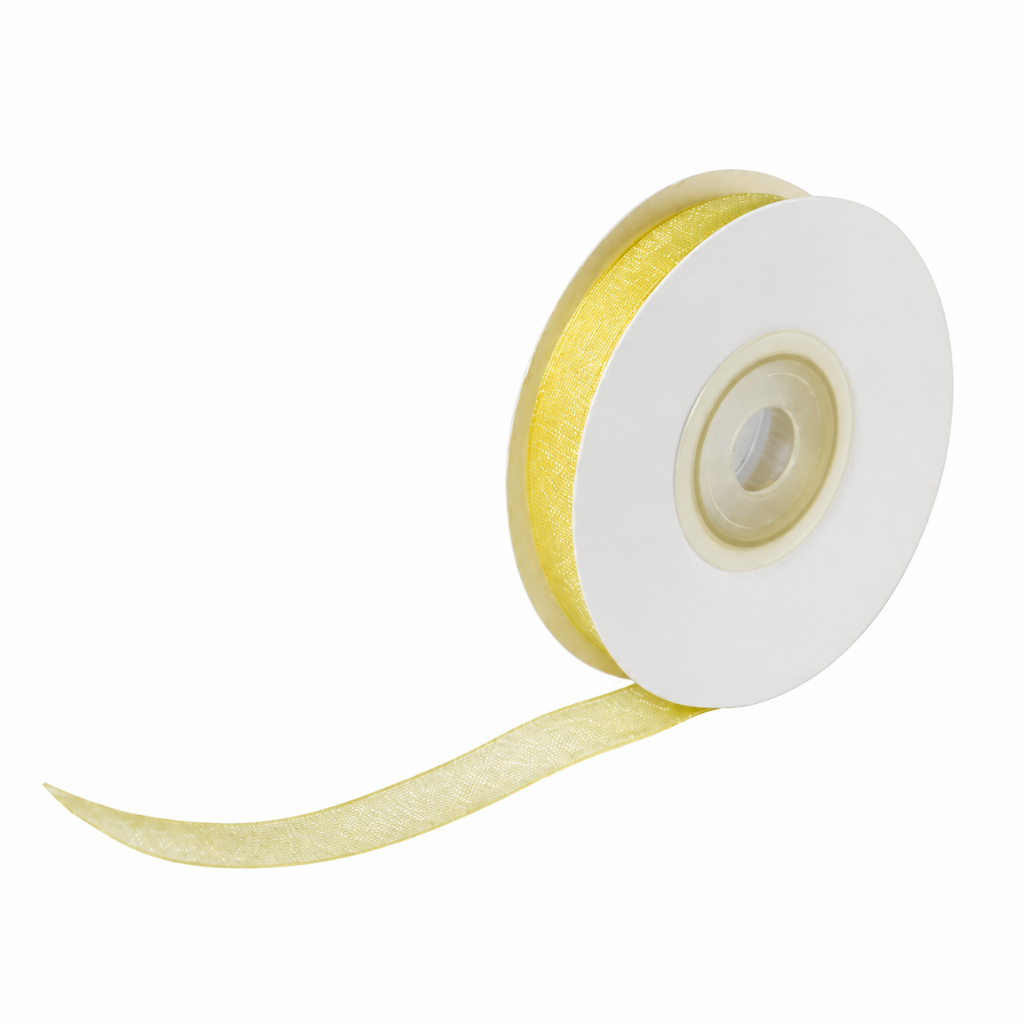 Organze Kurdele 1 cm 25 Yard 10'lu Paket Renkleri