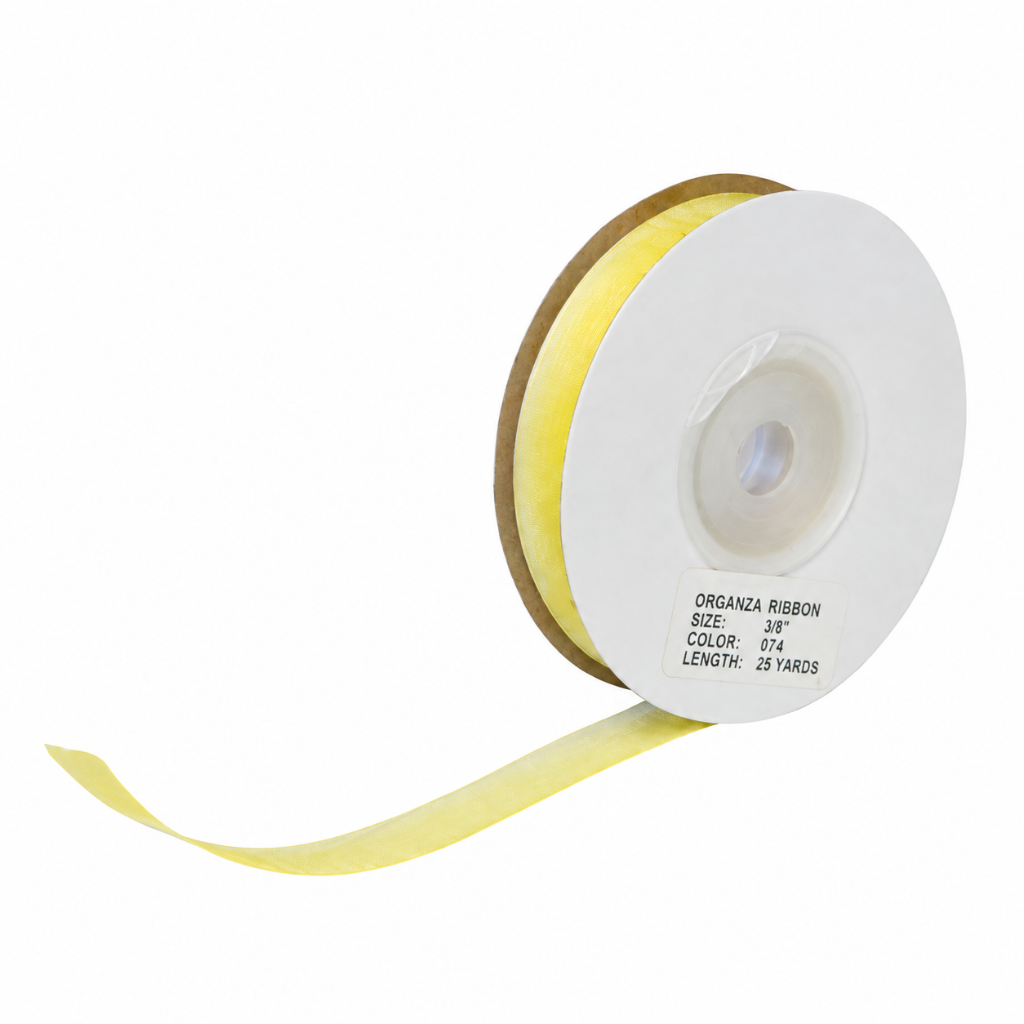 Organze Kurdele 1 cm 25 Yard 10'lu Paket Renkleri