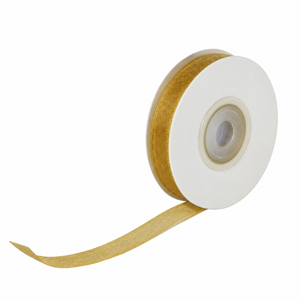 Organze Kurdele 1 cm 25 Yard 10'lu Paket Renkleri