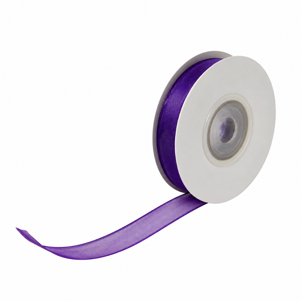 Organze Kurdele 1 cm 25 Yard 10'lu Paket Renkleri
