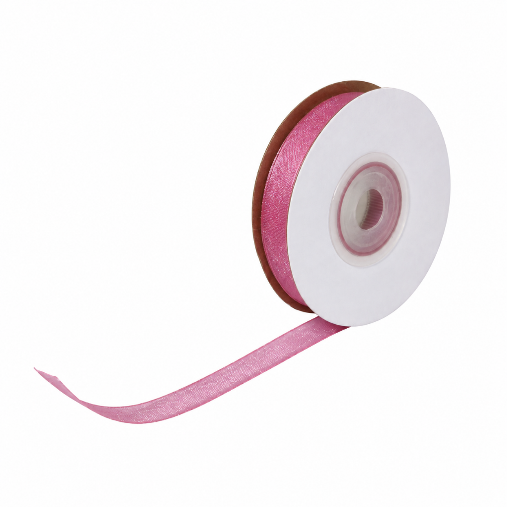 Organze Kurdele 1 cm 25 Yard 10'lu Paket Renkleri