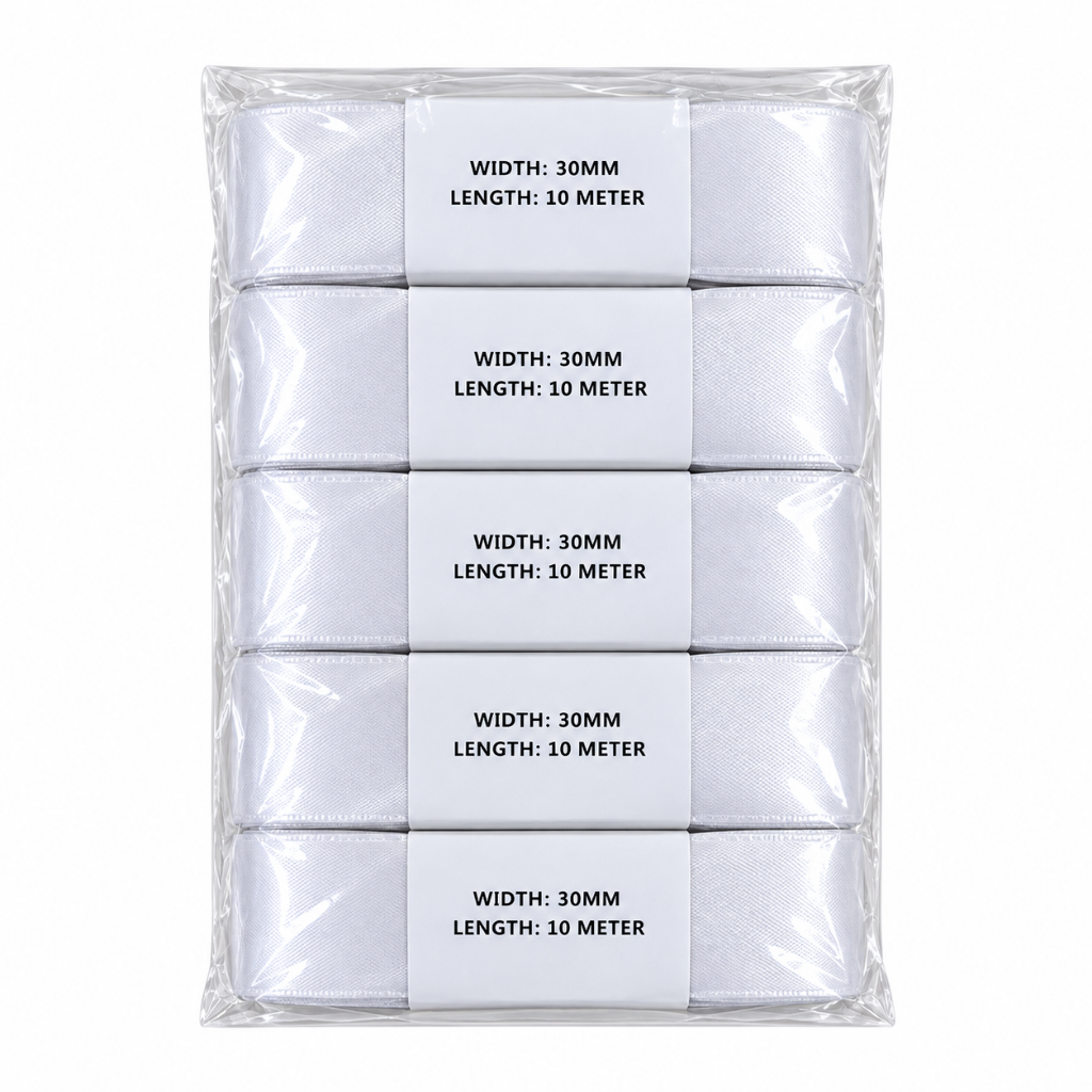 Saten Kurdele 3 cm 10'lu Paket