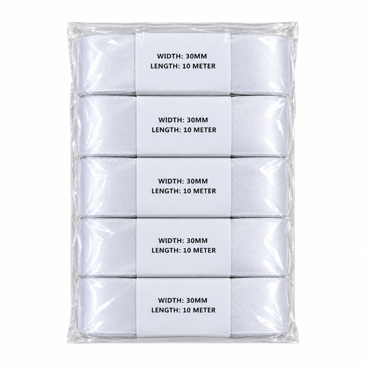 Saten Kurdele 3 cm 10'lu Paket