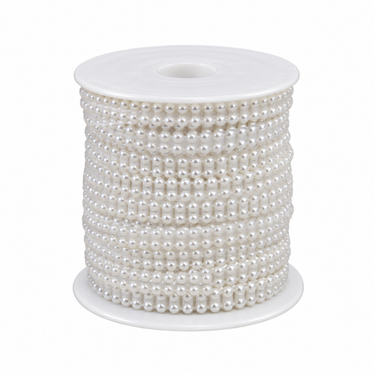 Çift Sıra Yarım İnci 4 mm 22.5 Metre Renkleri